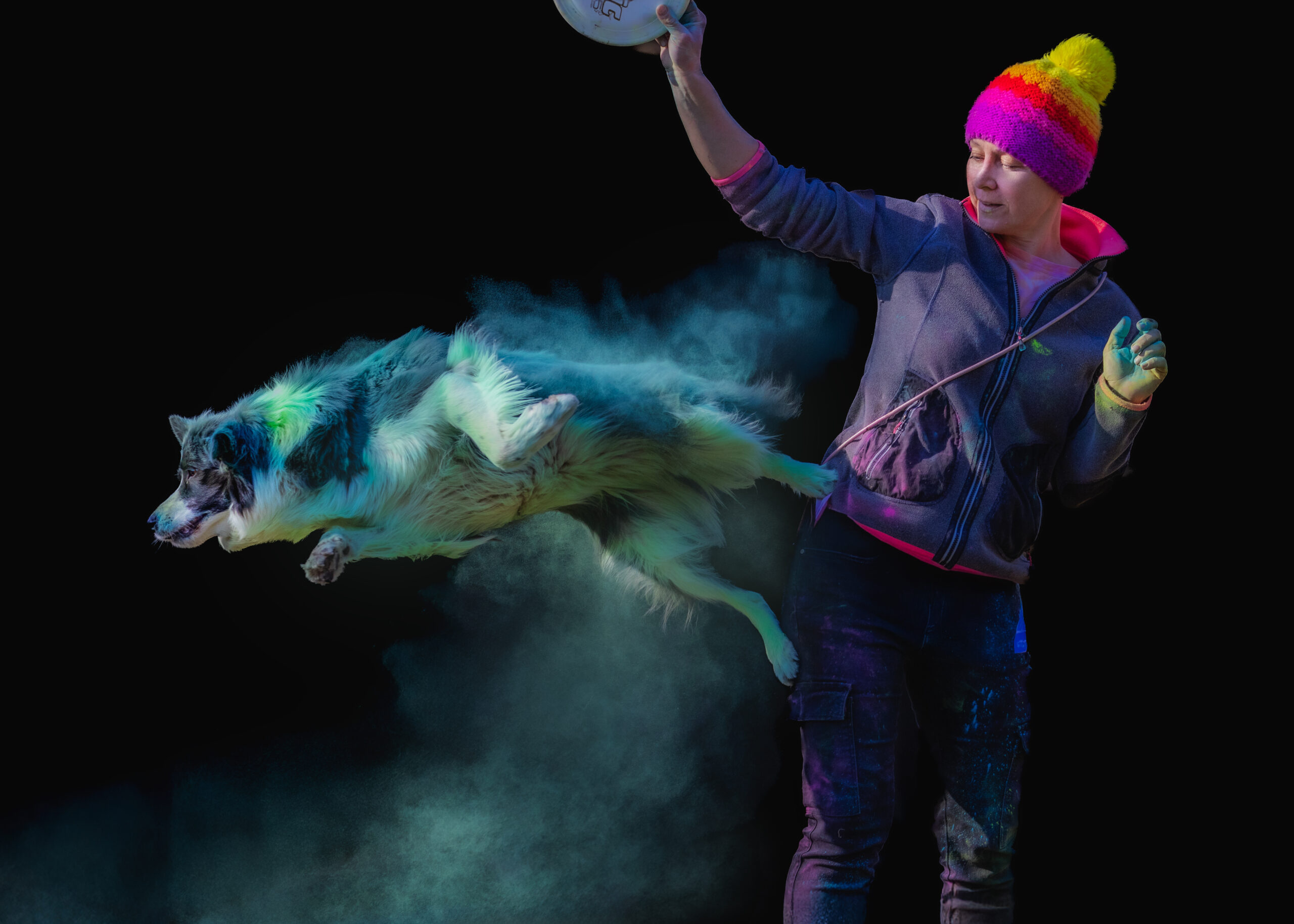 Padme frisbee dog